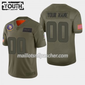 Maillot Minnesota Vikings Custom Nike 2019 Salute to Service - Enfant